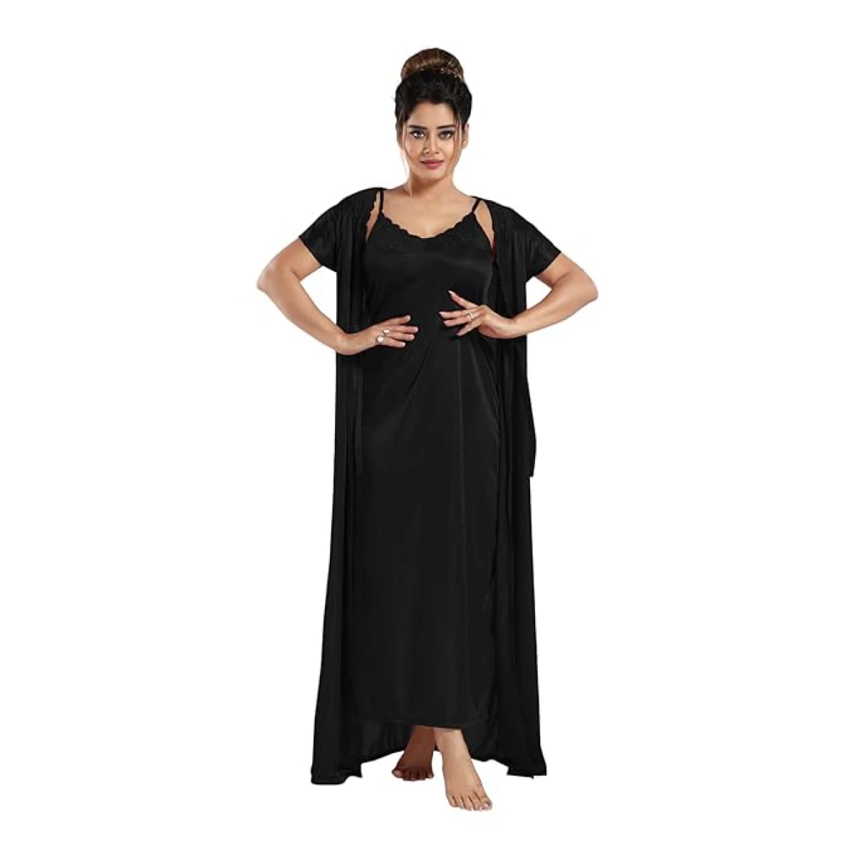 6 Part Nighty Dress Best Quality - Image 3